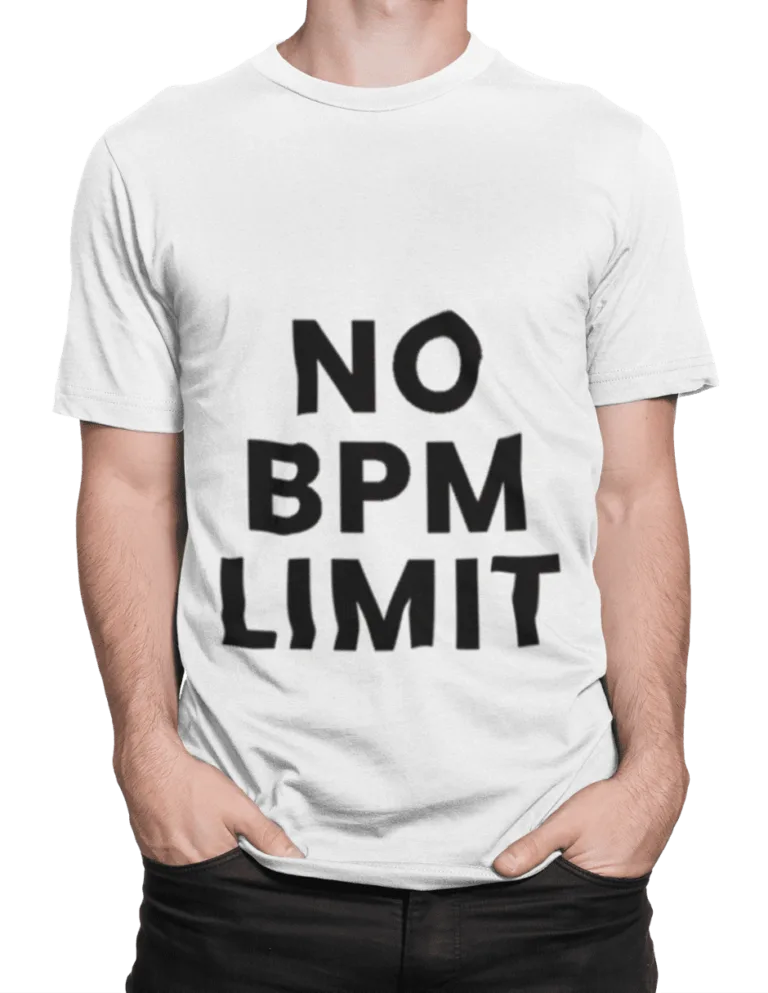 Playera Playera Blanca para Hombre de NO BPM LIMIT