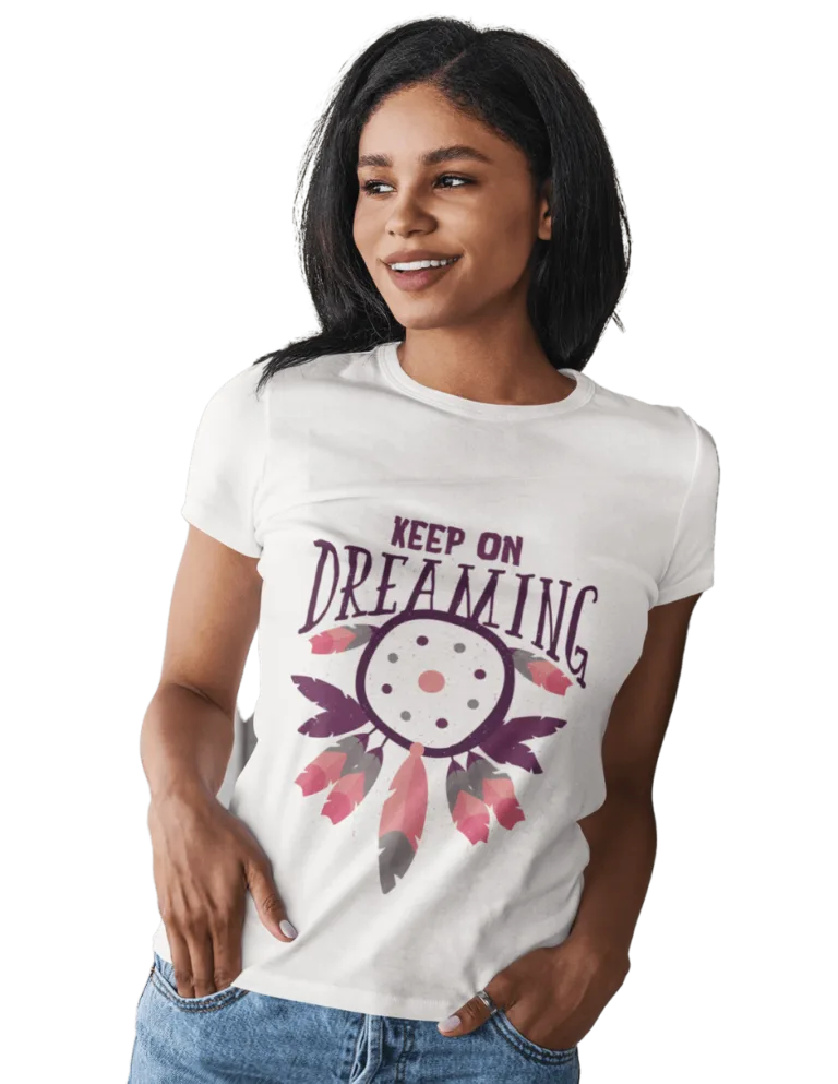 Playera Playera Blanca para Mujer de Sigue Sonando